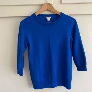 Royal Blue J.Crew Sweater